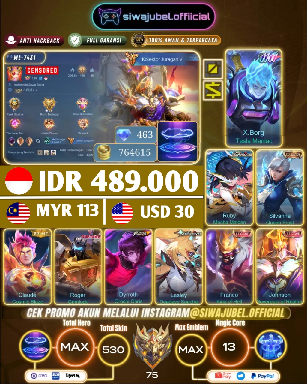 Franco (legend) Jhonson (legend 
