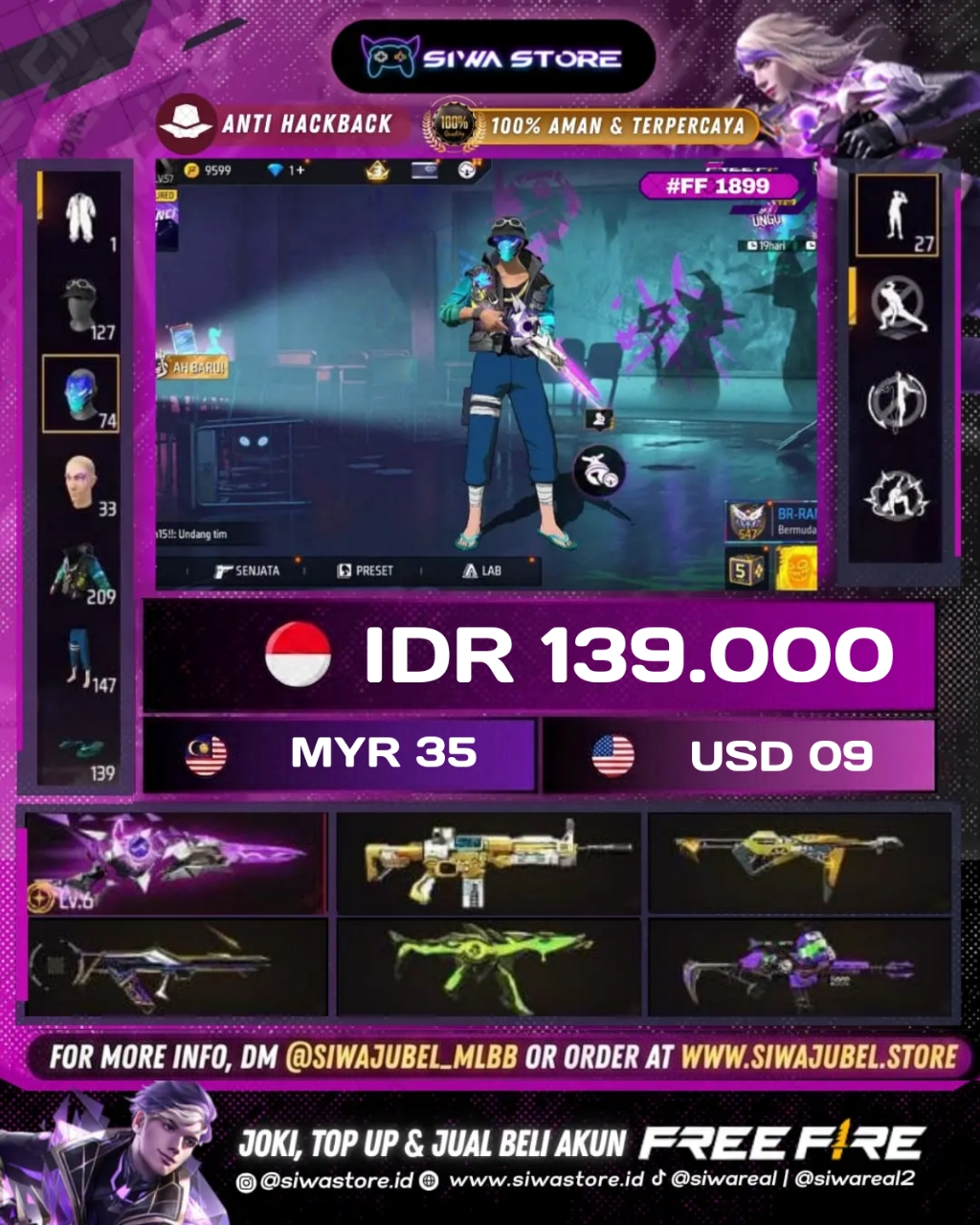 #scar-paradise  #bundle-rabbit-ungu  #sg2-mmaba  #booyah-pass