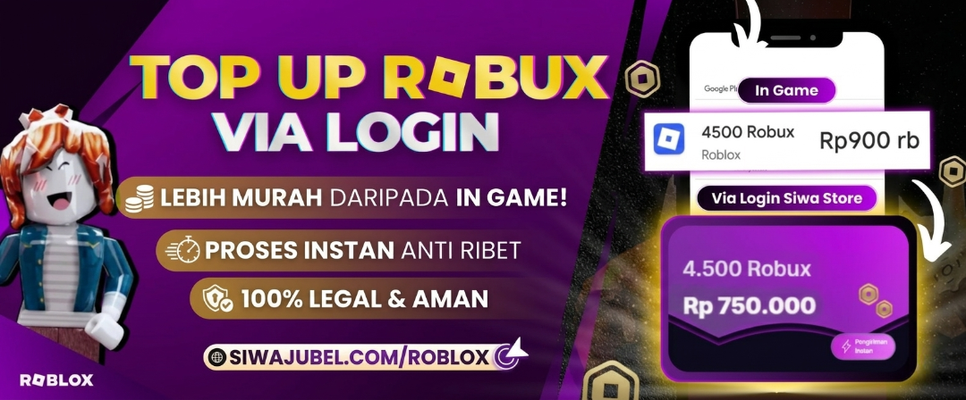Robux via Login Murah